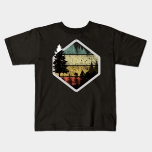 Trees Are The Cure - Retro Tree Forest Vintage Kids T-Shirt